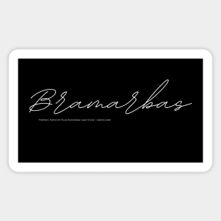 German language Bramarbas Sticker